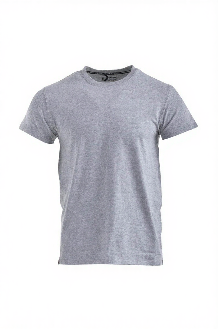 Chandail à manches courtes en coton [Uni] [Homme]