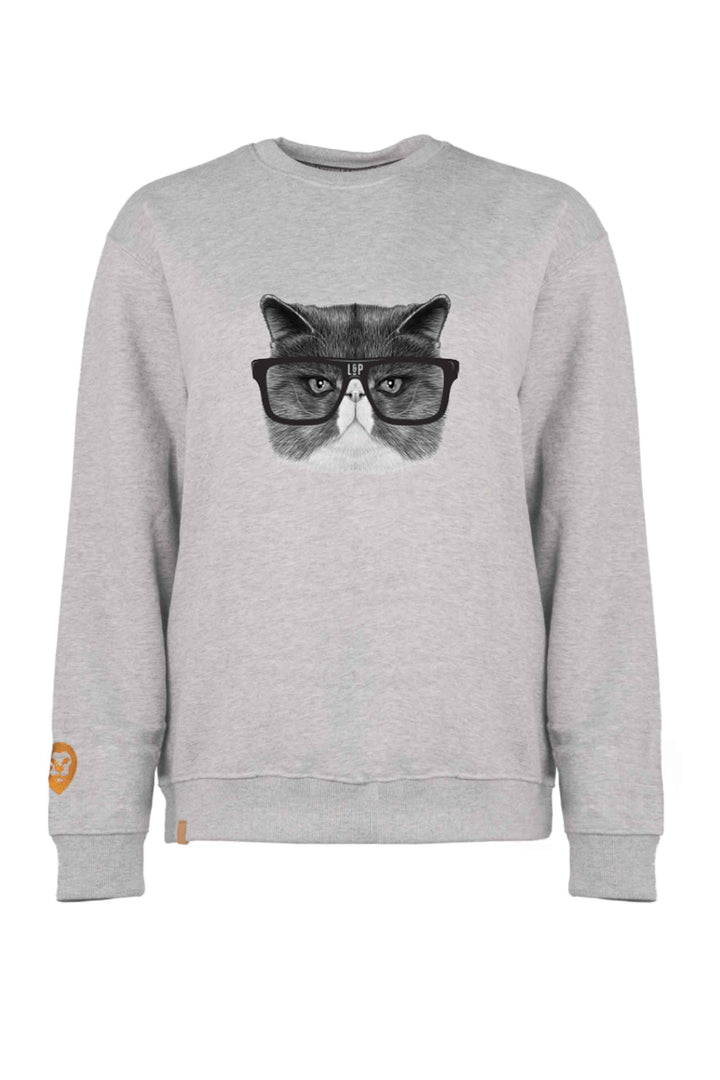 OVERSIZED FLEECE CREWNECK [Animals family] [Woman]