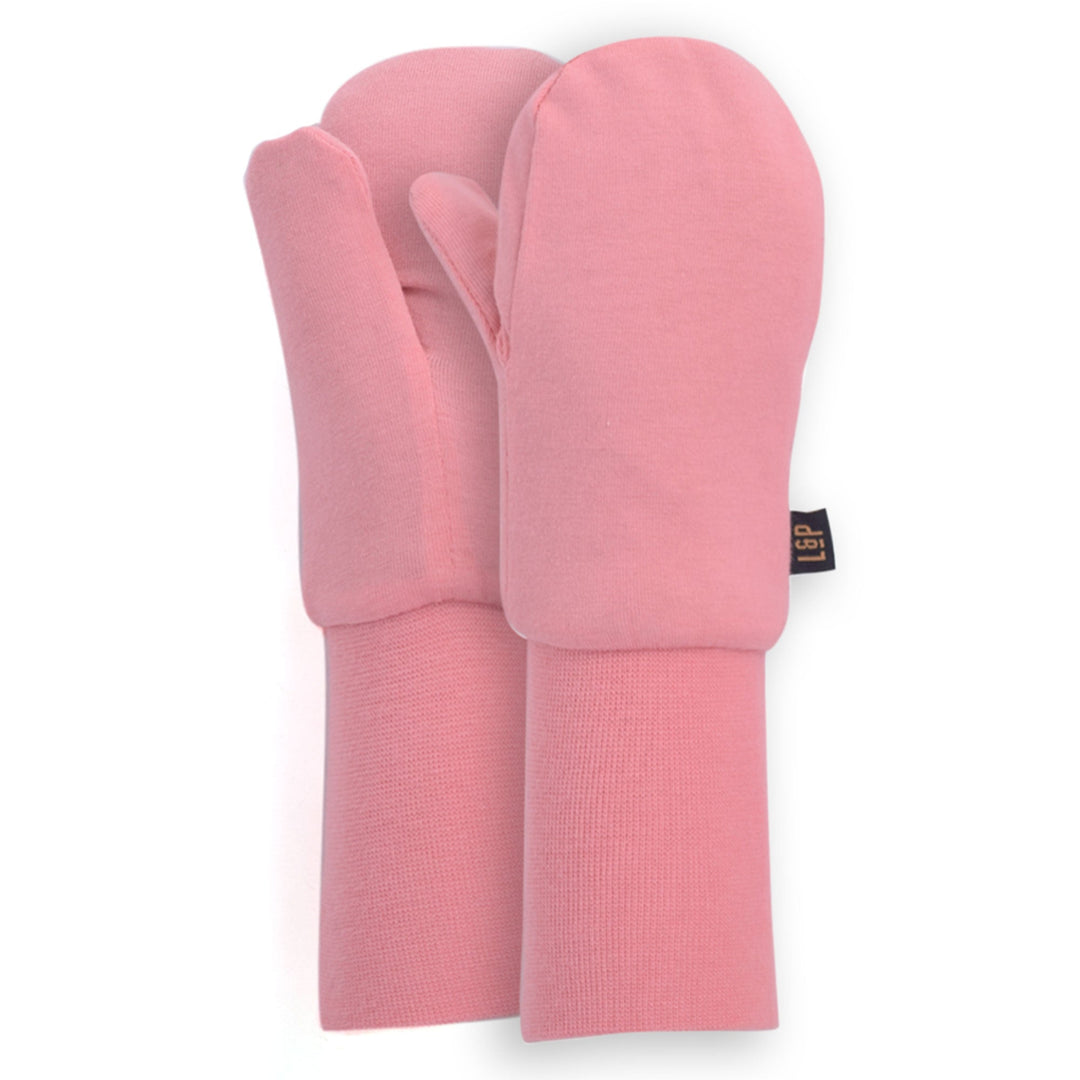 Sherpa-Lined Cotton Mittens [Baby]