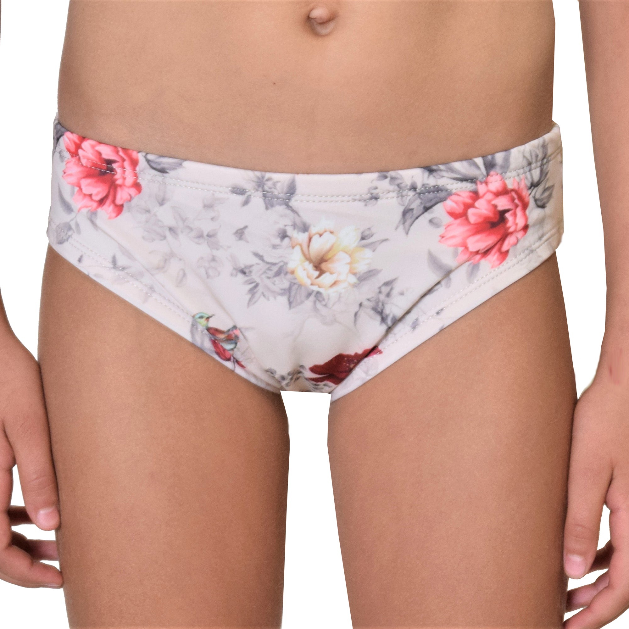 Slip De Bikini Femme Brésilien - Taille Basse, échancré, Tissu Italien UPF 50+, Résistant Eau