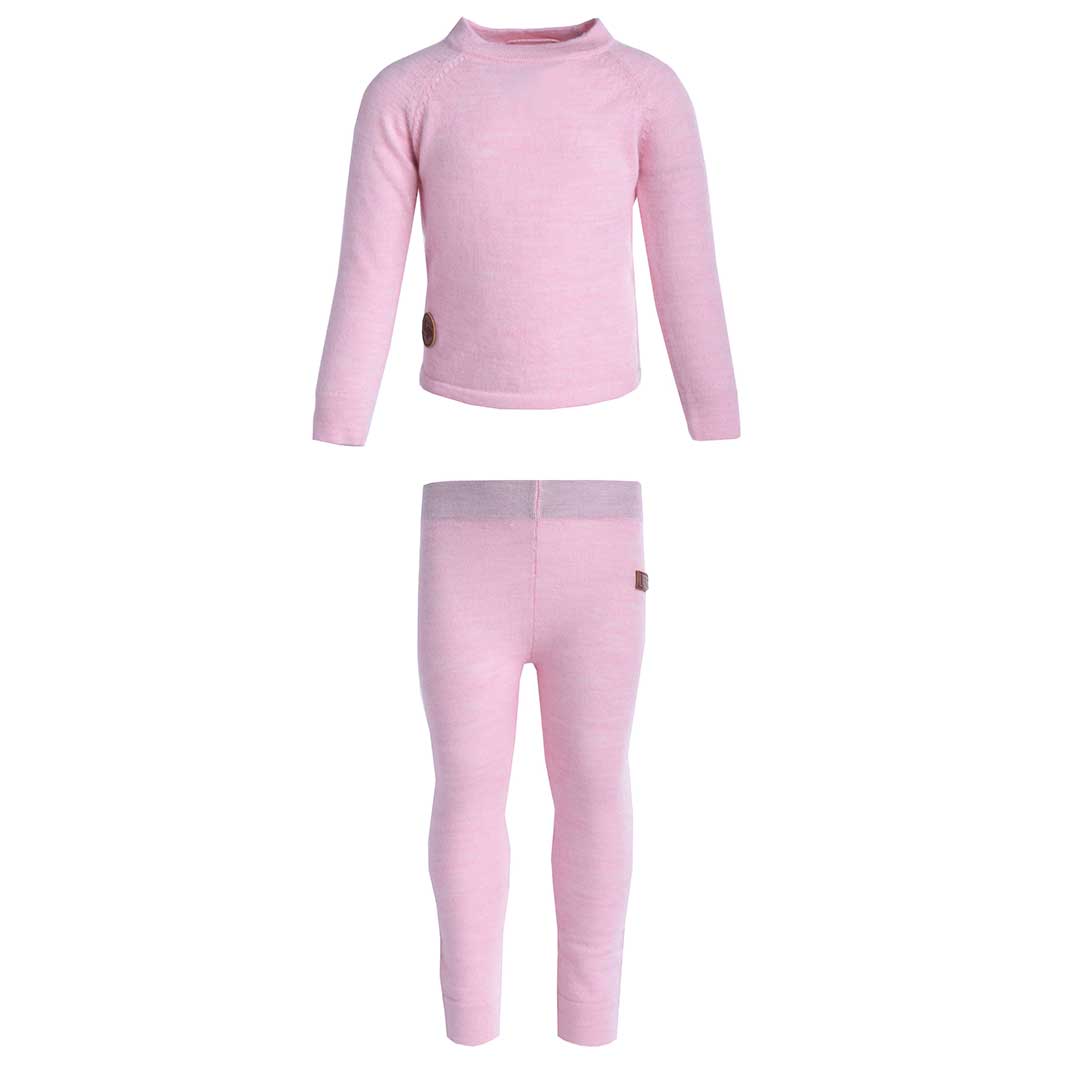 Pink, M 80cm) Kids Thermal Underwear Set Children Solid Winter Pajamas Set  For Unisex on OnBuy