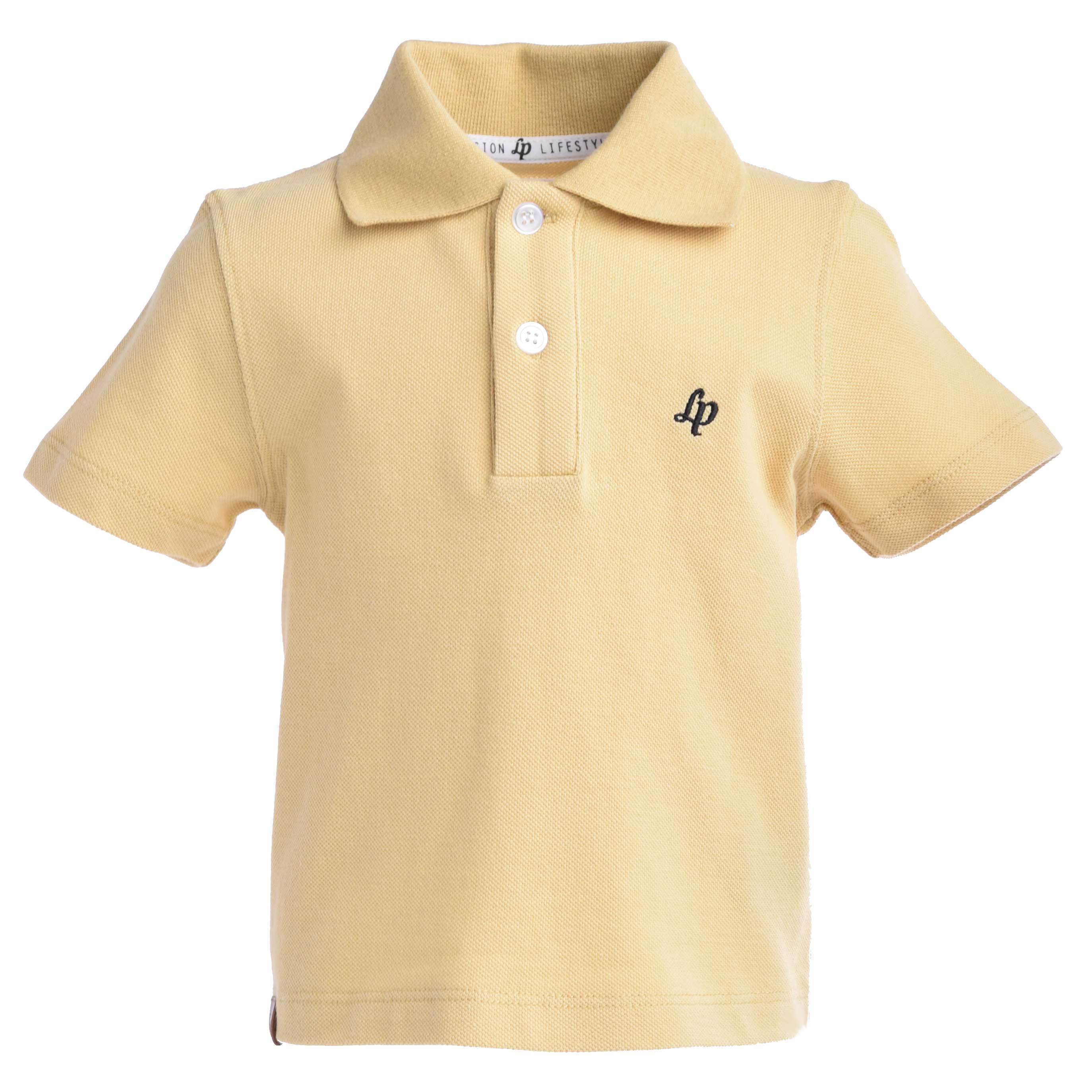 Kids yellow shop polo shirt