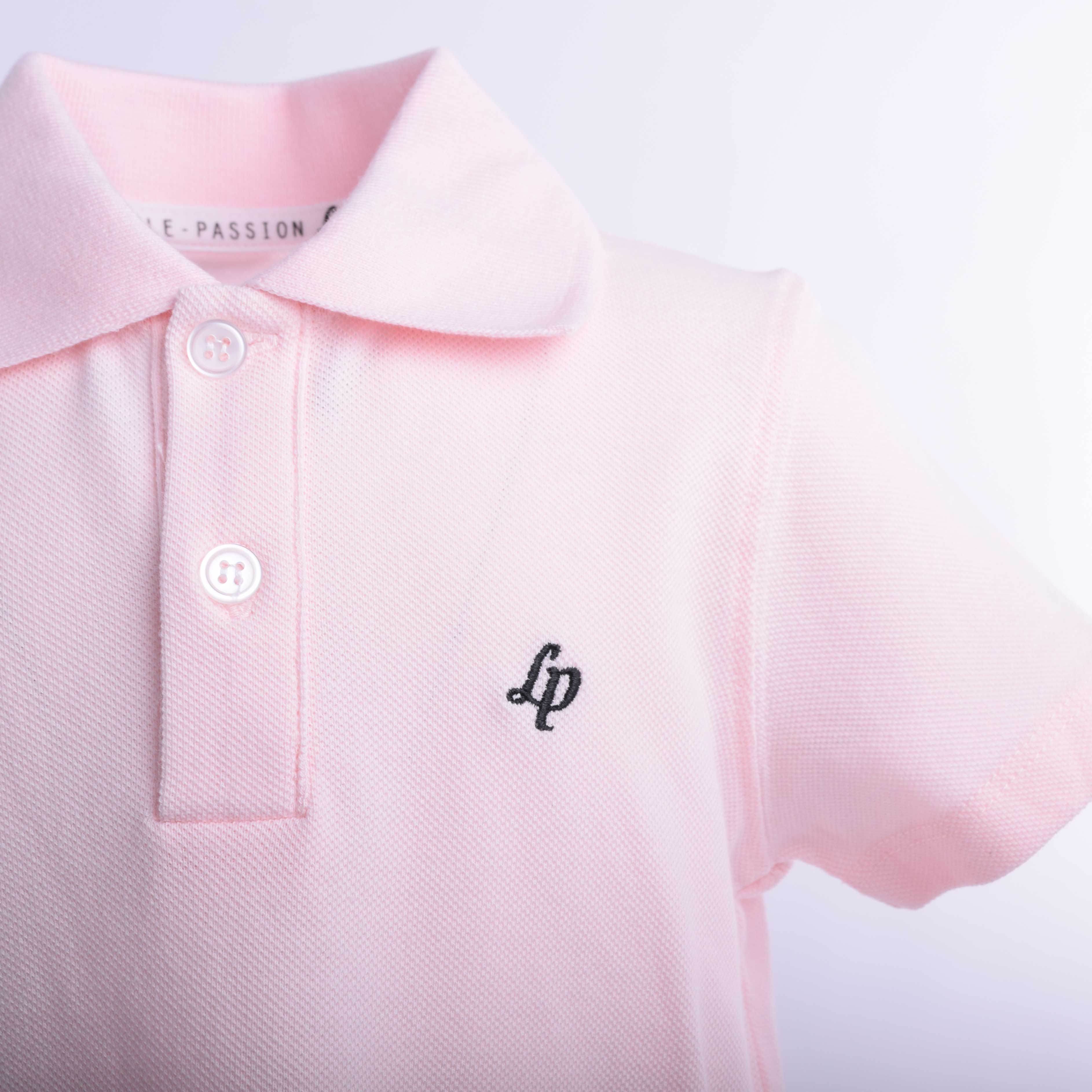 Woven Cotton Short Sleeve Polo Shirt [Baby] – LP Apparel